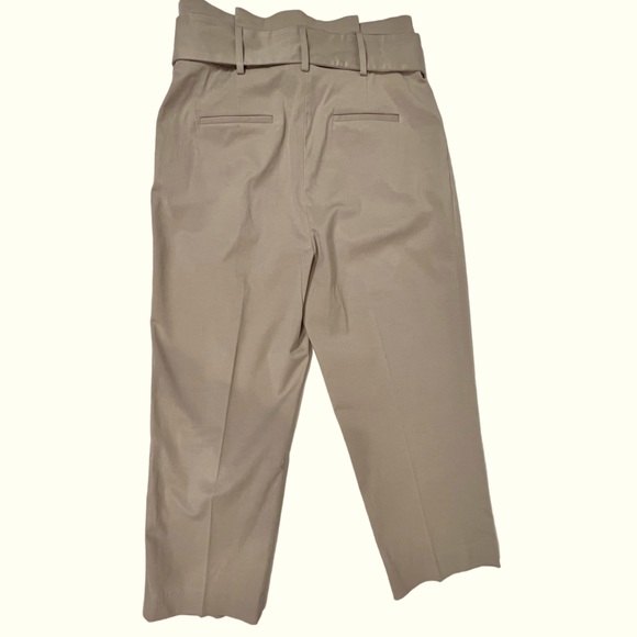 Gianni Bini High Waisted Pleated Khaki Dress Pants with Tie Size 8 - Picture 7 of 10